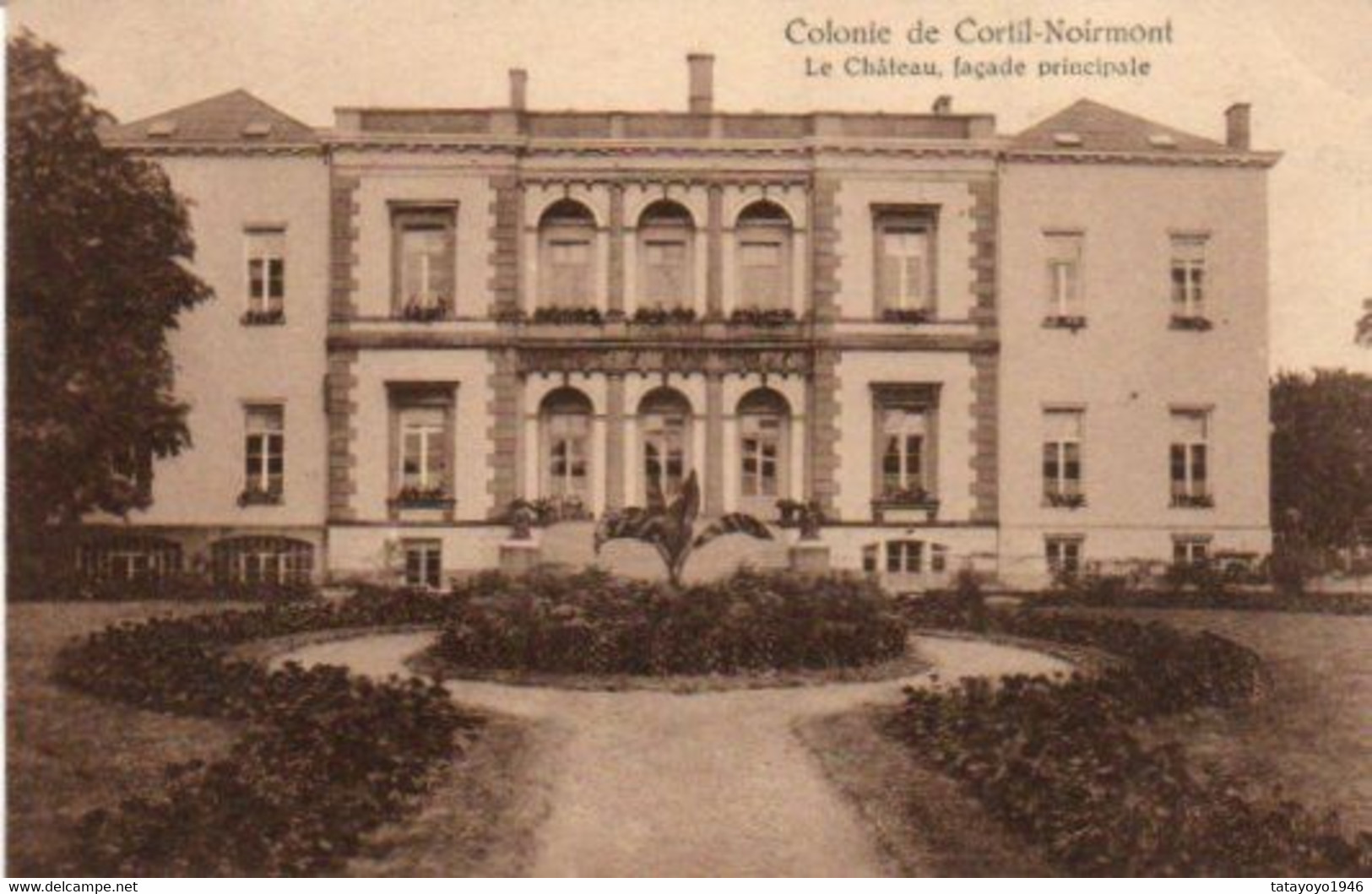 Colonie De Cortil-Noirmont  Le Chateau Facade Principale N'a Pas Circulé - Chastre