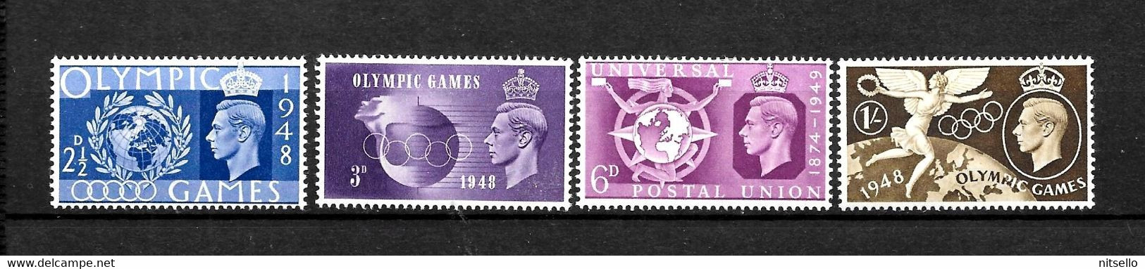 LOTE 2220  ///  GRAN BRETAÑA 1948 YVERT N: 241/244 *MH ¡¡¡ OFERTA - LIQUIDATION - JE LIQUIDE !!! - Unused Stamps