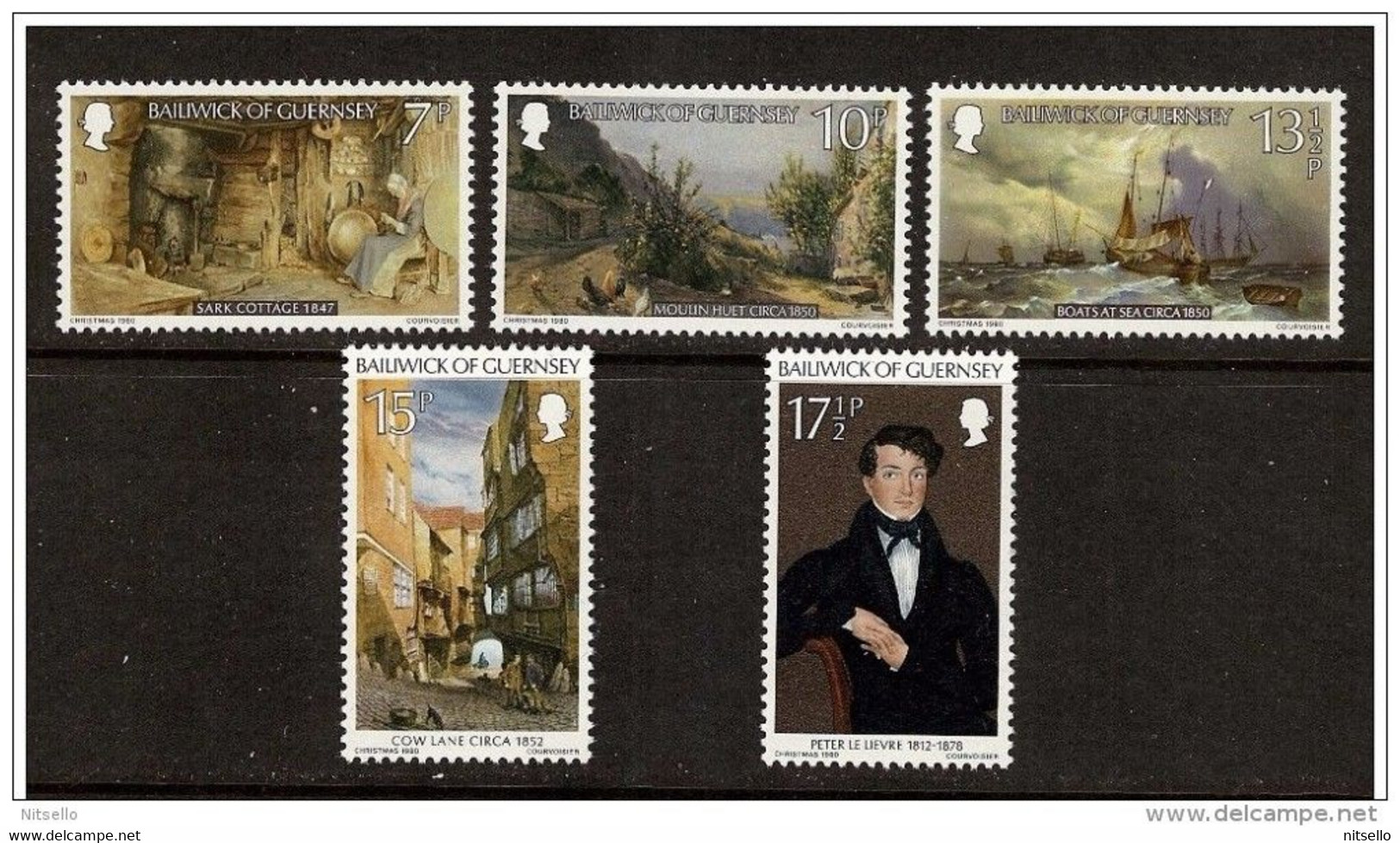 LOTE 2221 ///  GUERNSEY YVERT Nº: 208/212 ** MNH // CATALOG./COTE: 3,25€ ¡¡¡ OFERTA - LIQUIDATION - JE LIQUIDE !!! - Guernsey