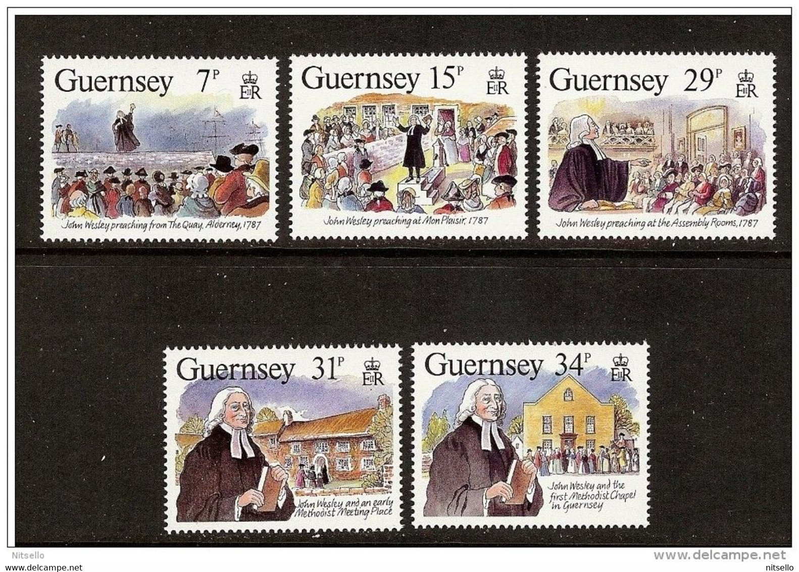 LOTE 2221 ///  (C140) GUERNESEY YVERT Nº 407/411 ** MNH CATALOG/COTE : 6,75€  ¡¡¡ OFERTA - LIQUIDATION - JE LIQUIDE !!! - Guernsey