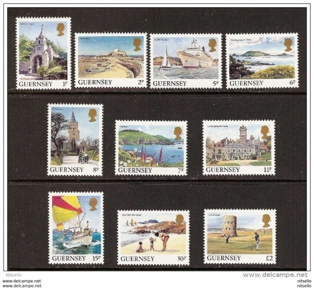 LOTE 2221 /// (C245) GUERNSEY YVERT Nº: 327/336 ** MNH  CATALOG/COTE : 12,75€  ¡¡¡ OFERTA - LIQUIDATION - JE LIQUIDE !!! - Guernsey