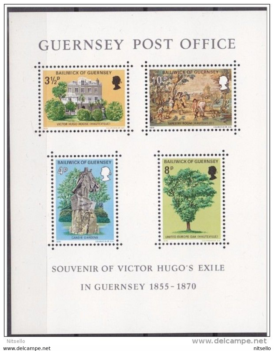 HB EUROPA  ///  (C050)  GUERNSEY Block 1 **MNH - Guernsey