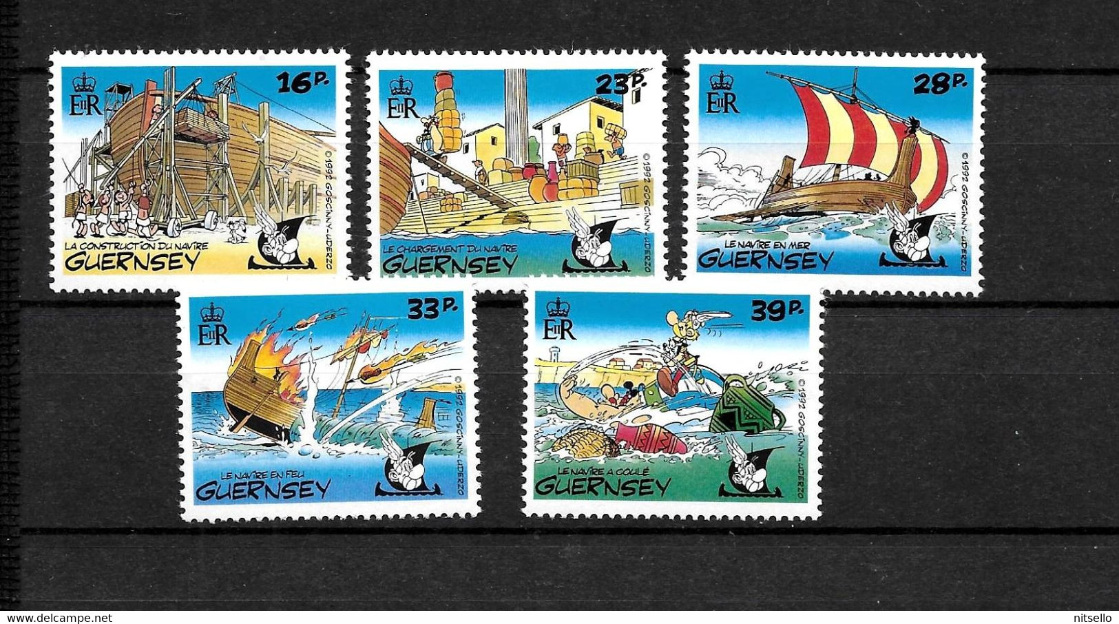 LOTE 2221 /// GUERNSEY YVERT Nº: 575/579 ** MNH // CATALOG./ COTE: 7,75€¡¡¡ OFERTA - LIQUIDATION - JE LIQUIDE !! - Guernesey