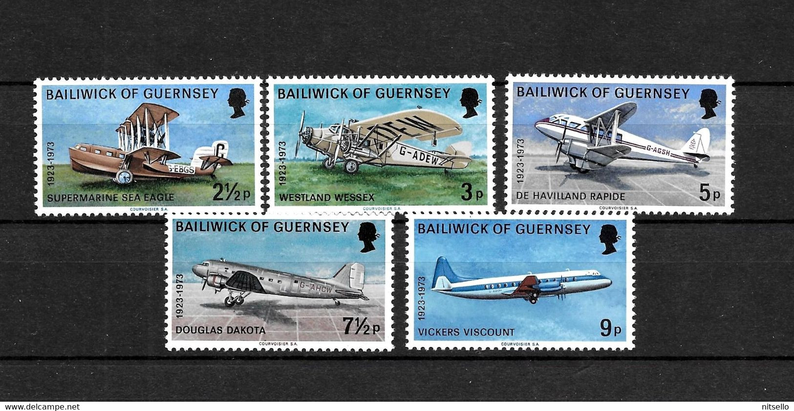 LOTE 2221 /// GUERNSEY YVERT Nº: 74/78 ** MNH // CATALOG./ COTE: 3,25 €¡¡¡ OFERTA - LIQUIDATION - JE LIQUIDE !! - Guernesey