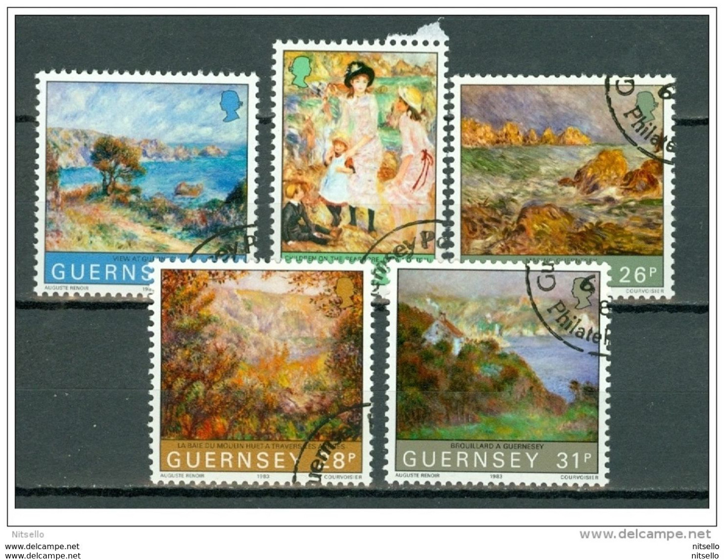 LOTE 2221 ///  (C130) GUERNESEY 1983 Yv. 271/275, SG 277/281 (o) Cote Yv. € 7€ ¡¡¡ OFERTA - LIQUIDATION - JE LIQUIDE !! - Guernsey