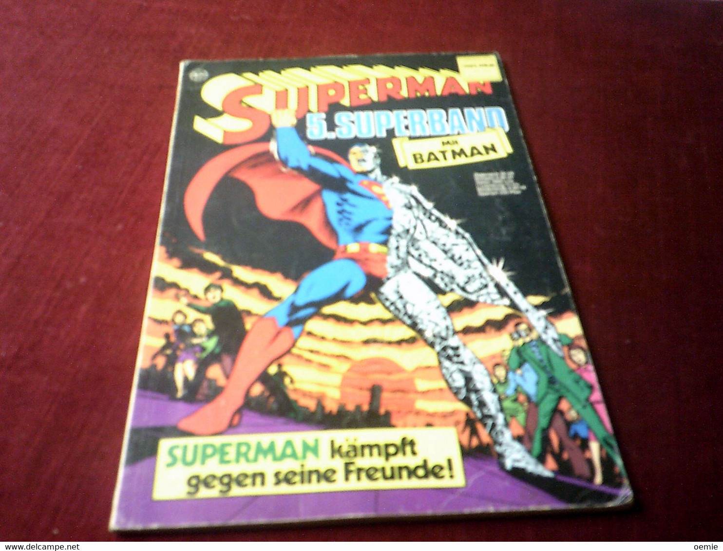 SUPERMAN  N° 5  SUPERBAND  MIT BATMAN  /  AVEC POSTER   (1980) - Altri & Non Classificati