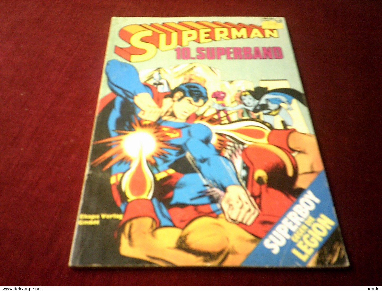 SUPERMAN  N° 10  SUPERBAND  MIT BATMAN  /  AVEC POSTER   (1978 ) - Other & Unclassified