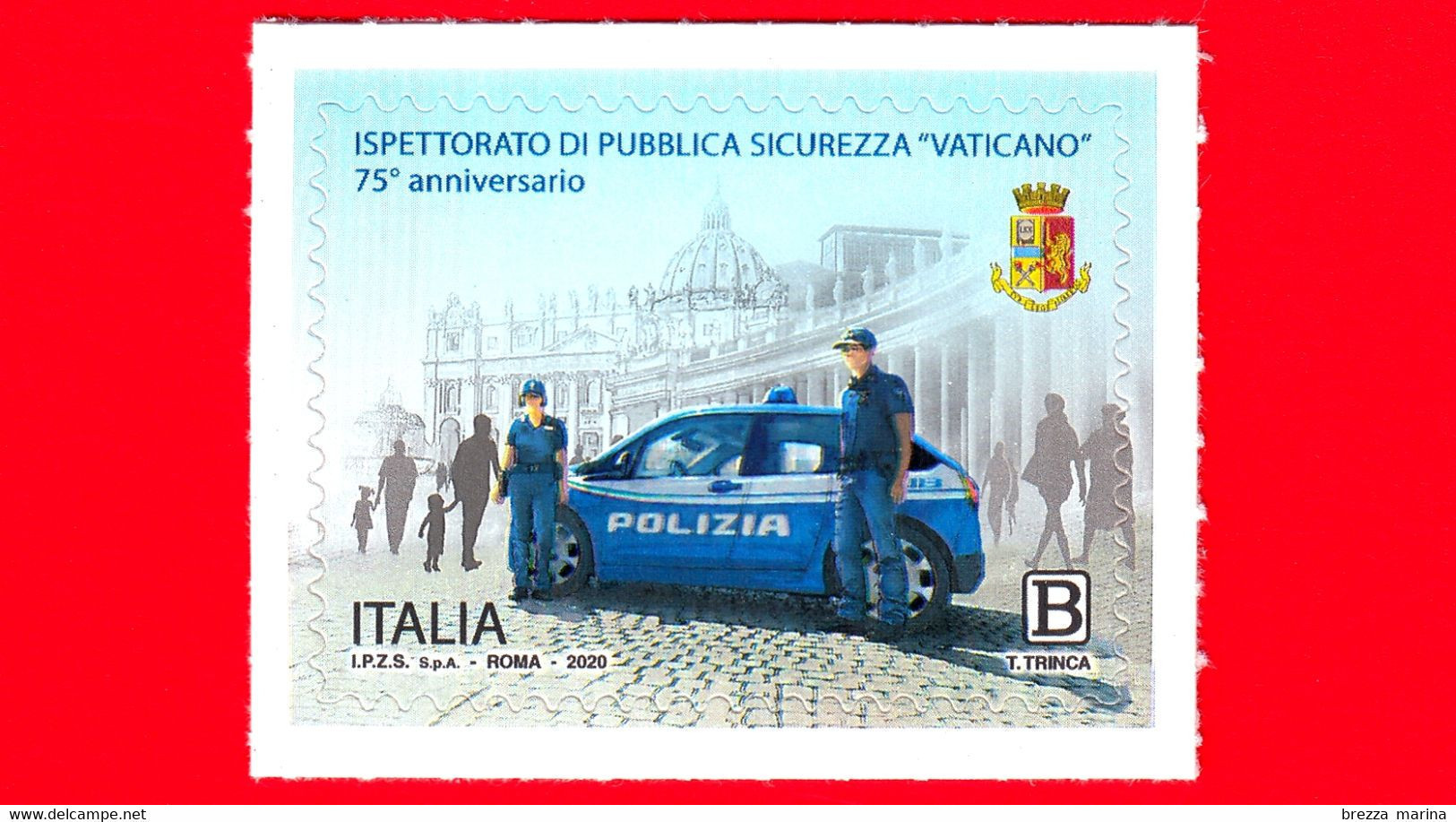 Nuovo - MNH - ITALIA - 2020 - 75 Anni Dell’Ispettorato Di Pubblica Sicurezza Vaticano – Polizia - B - 2011-20:  Nuevos