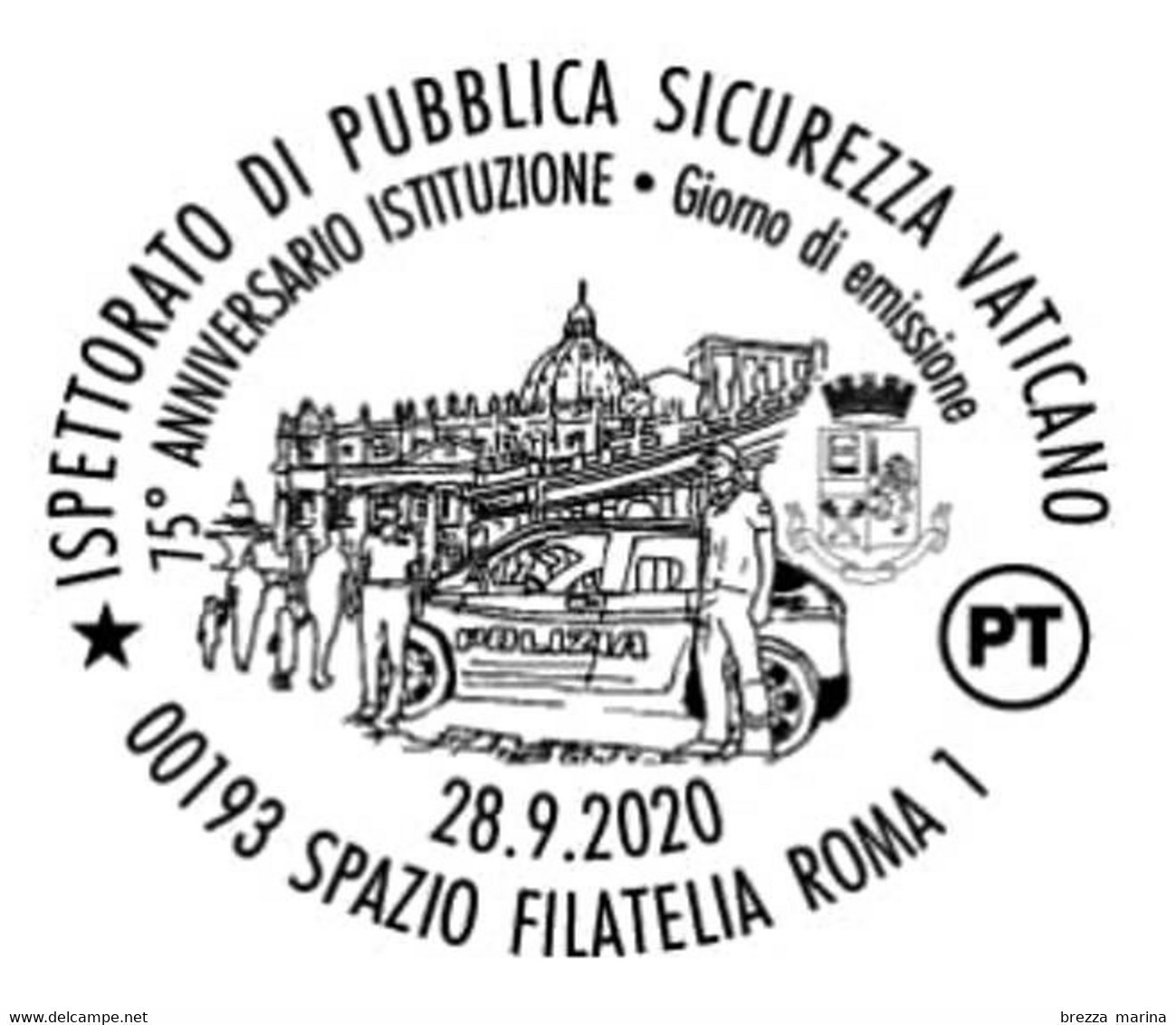 Nuovo - MNH - ITALIA - 2020 - 75 Anni Dell’Ispettorato Di Pubblica Sicurezza Vaticano – Polizia - B - 2011-20:  Nuevos