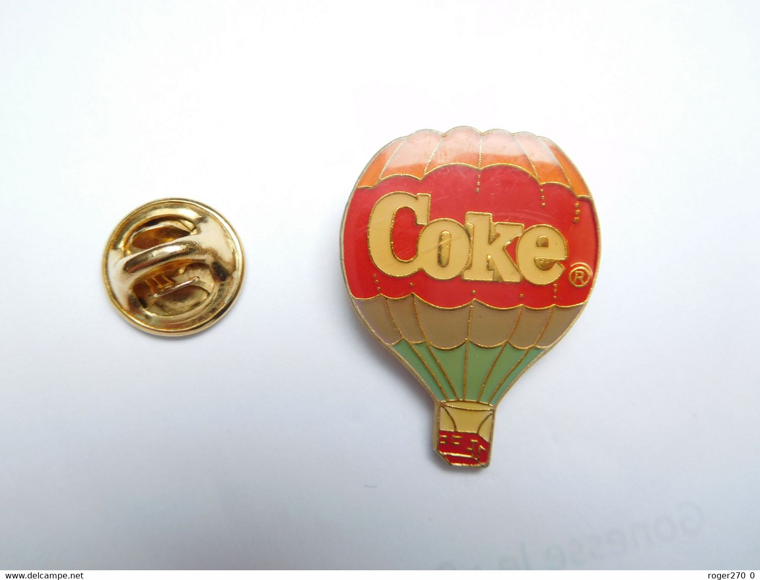 Beau Pin's  , Montgolfière , Coca Cola , Coke - Montgolfières