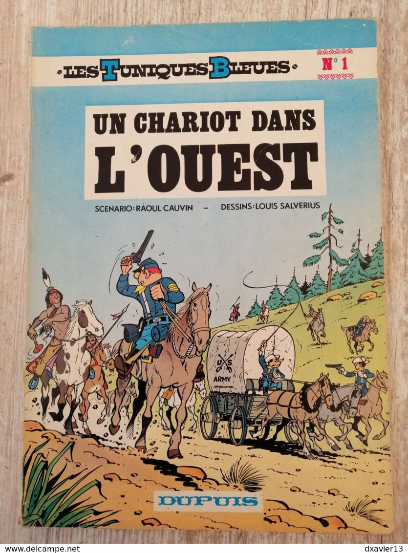 Bande Dessinée - Les Tuniques Bleues 1 - Un Chariot Dans L'Ouest (1977) - Tuniques Bleues, Les