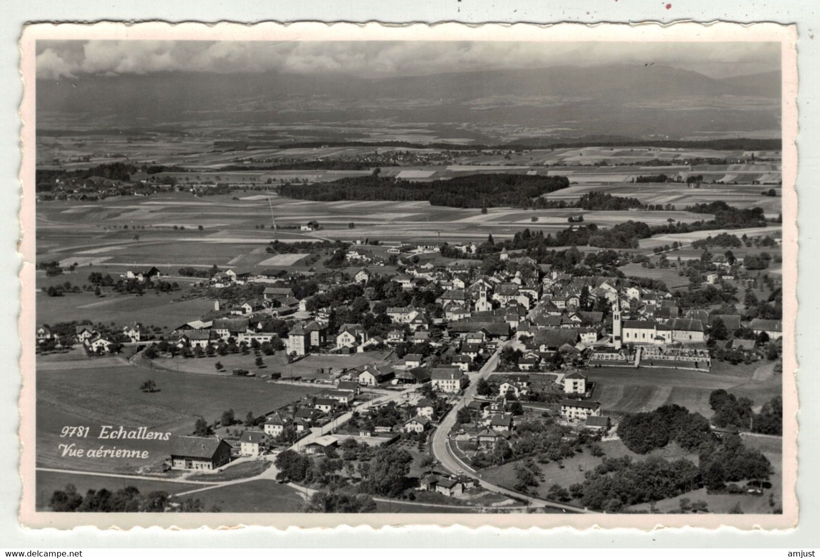 Suisse // Schweiz // Vaud // Echallens, Vue Aérienne - Échallens