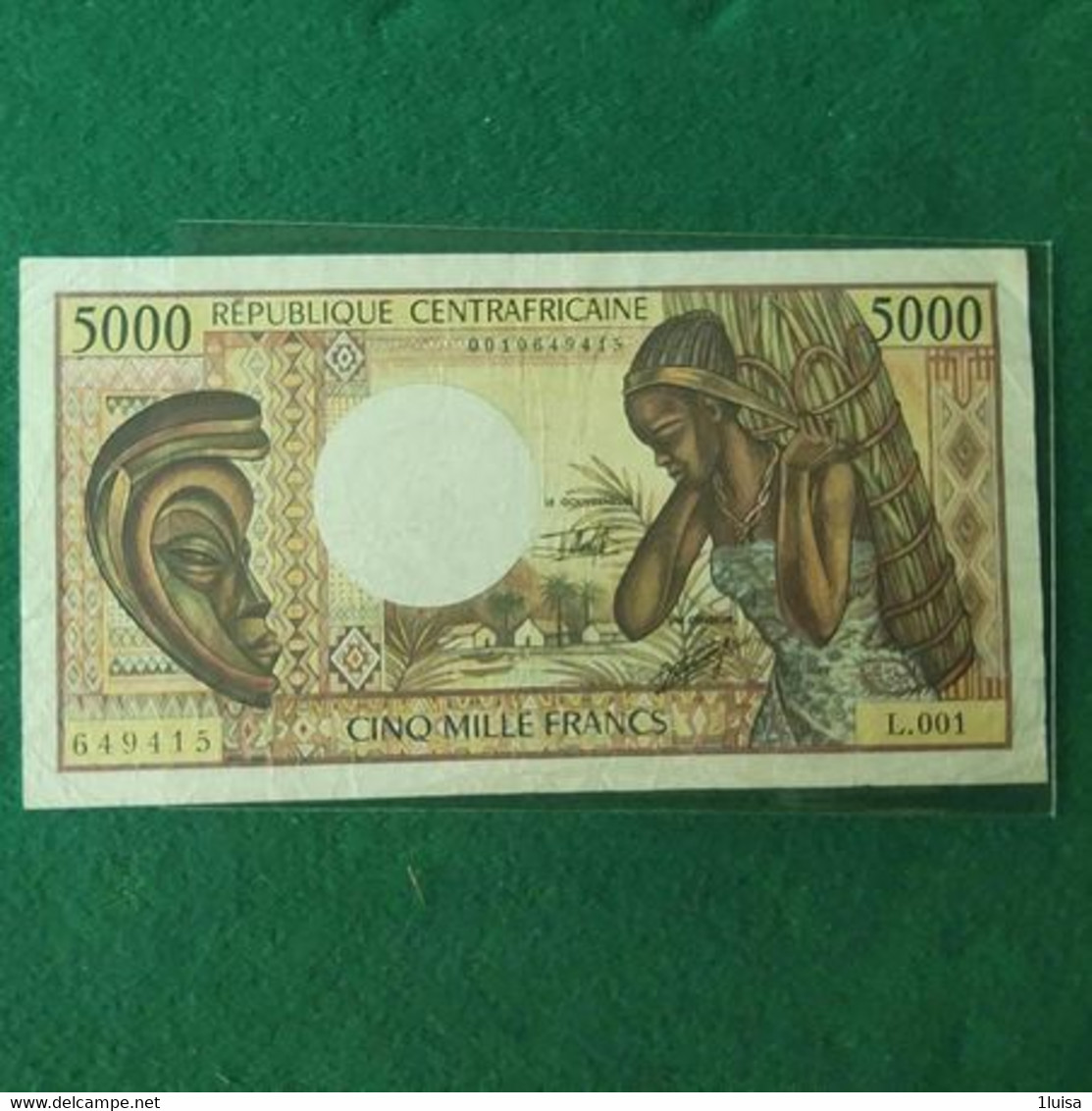 AFRIQUE CENTRALE 5000 FRANCS 1984 - États D'Afrique Centrale