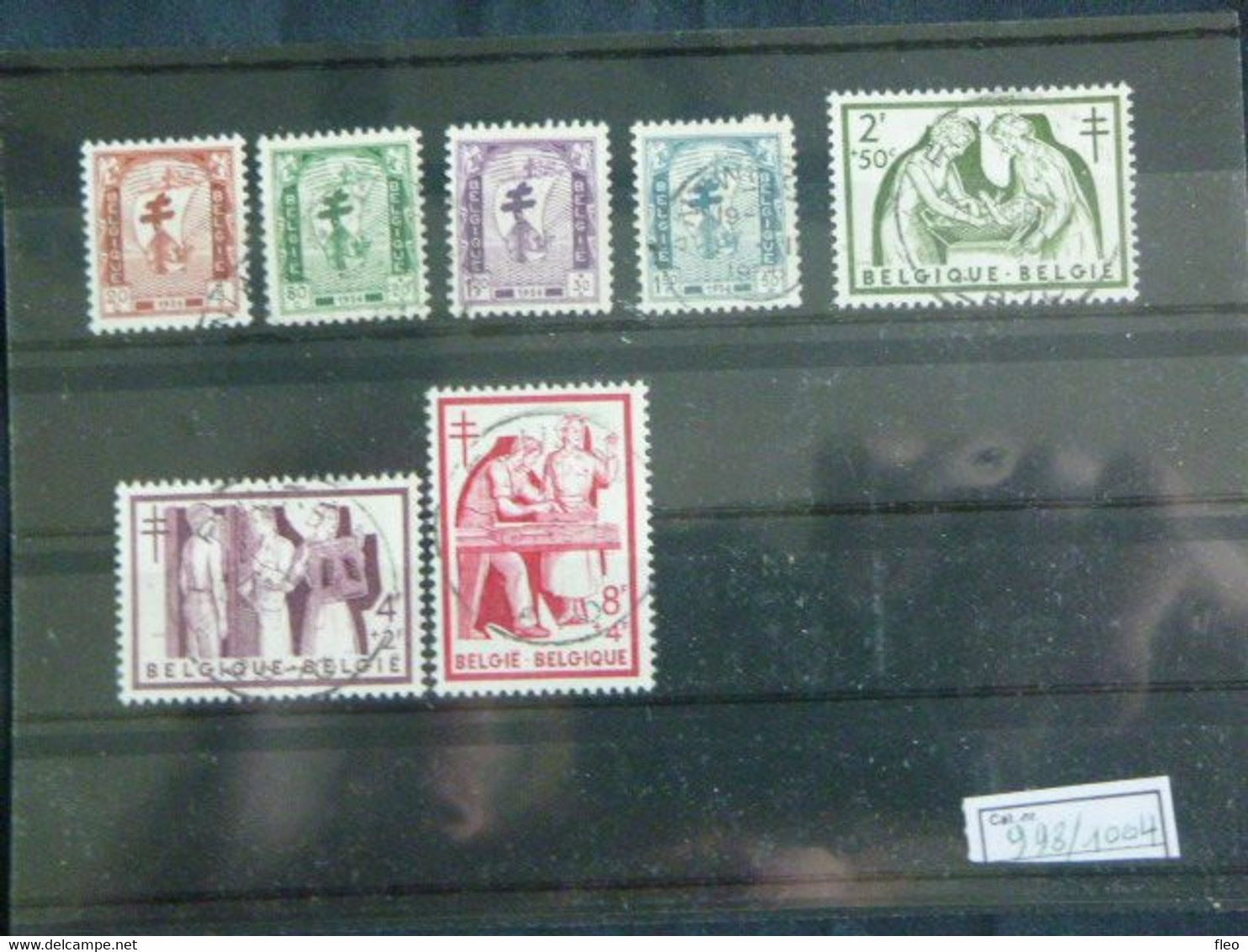 BELG.1956 998-1004° - Used Stamps