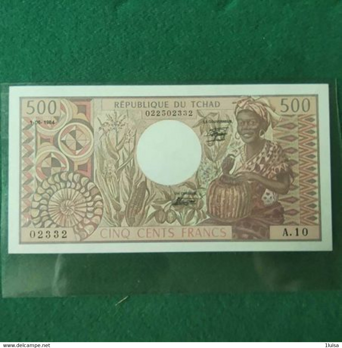 CIAD 500 FRANCS 1984 - Tchad