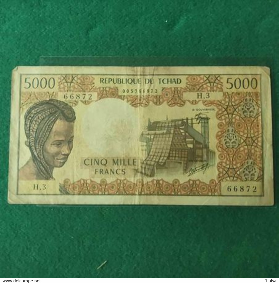 CIAD 5000 FRANCS 1978 - Tchad