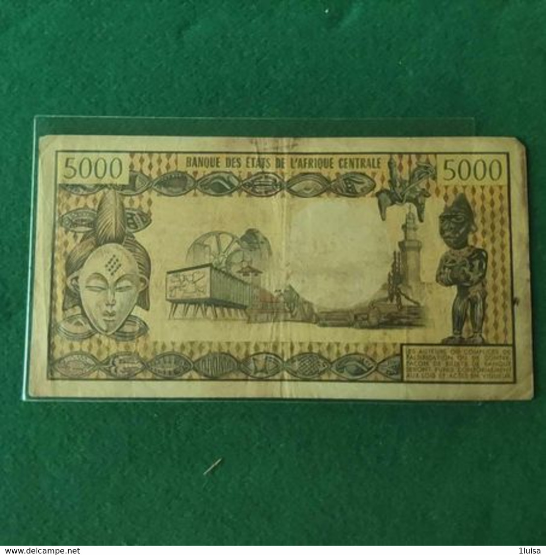 CIAD 5000 FRANCS 1978 - Chad