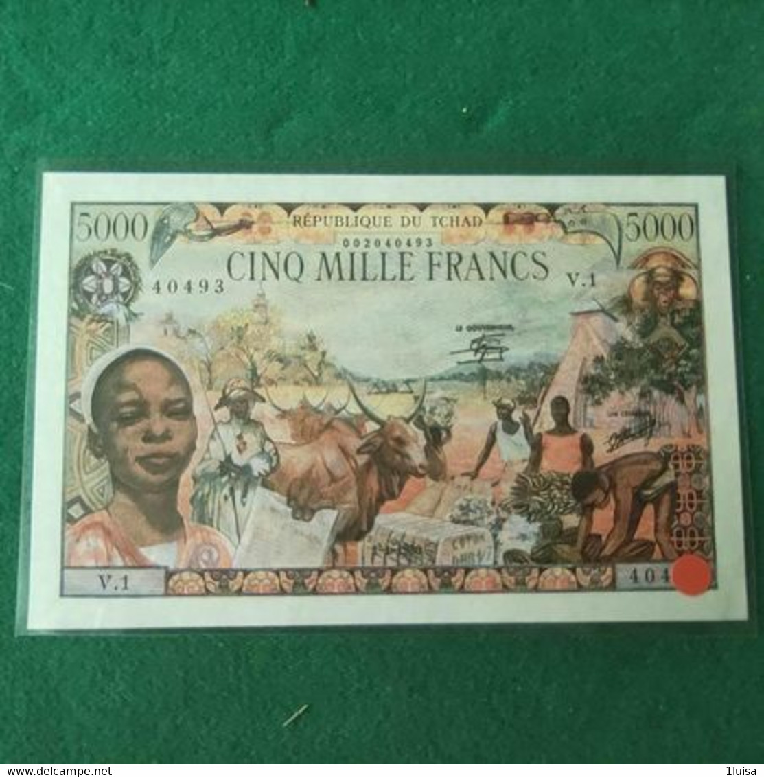 CIAD 5000 FRANCS 1980 COPY - Chad