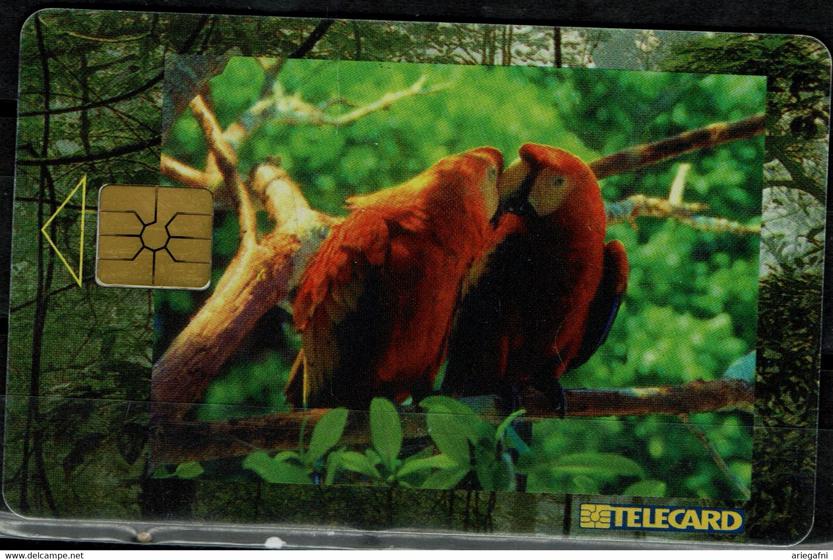 CZECH REPUBLIC 1998 PHONECARD PARROTS USED VF !! - Perroquets
