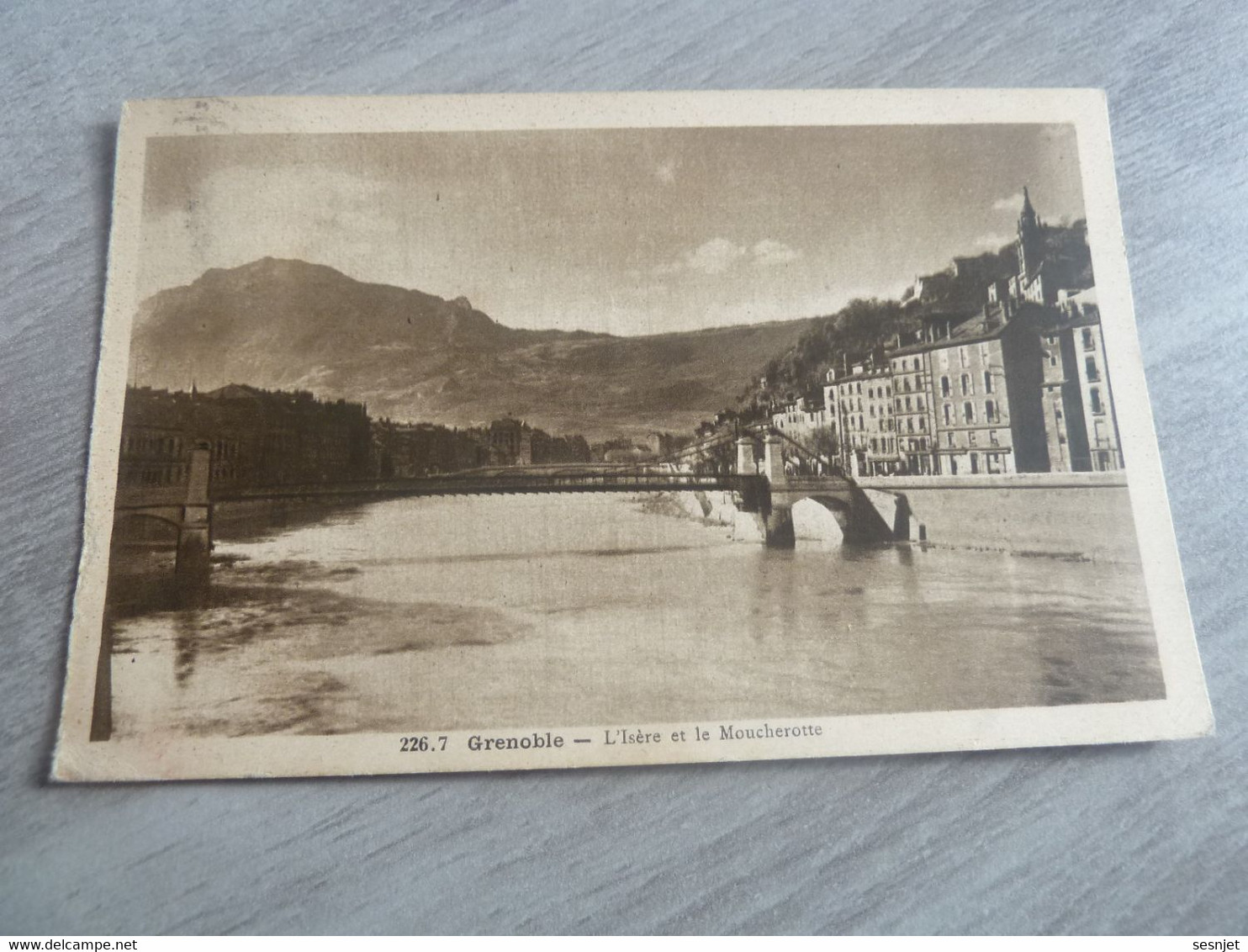 Grenoble - L'Isère Et Le Moucherotte - Editions A. Hourlier - Année 1939 - - Grenoble