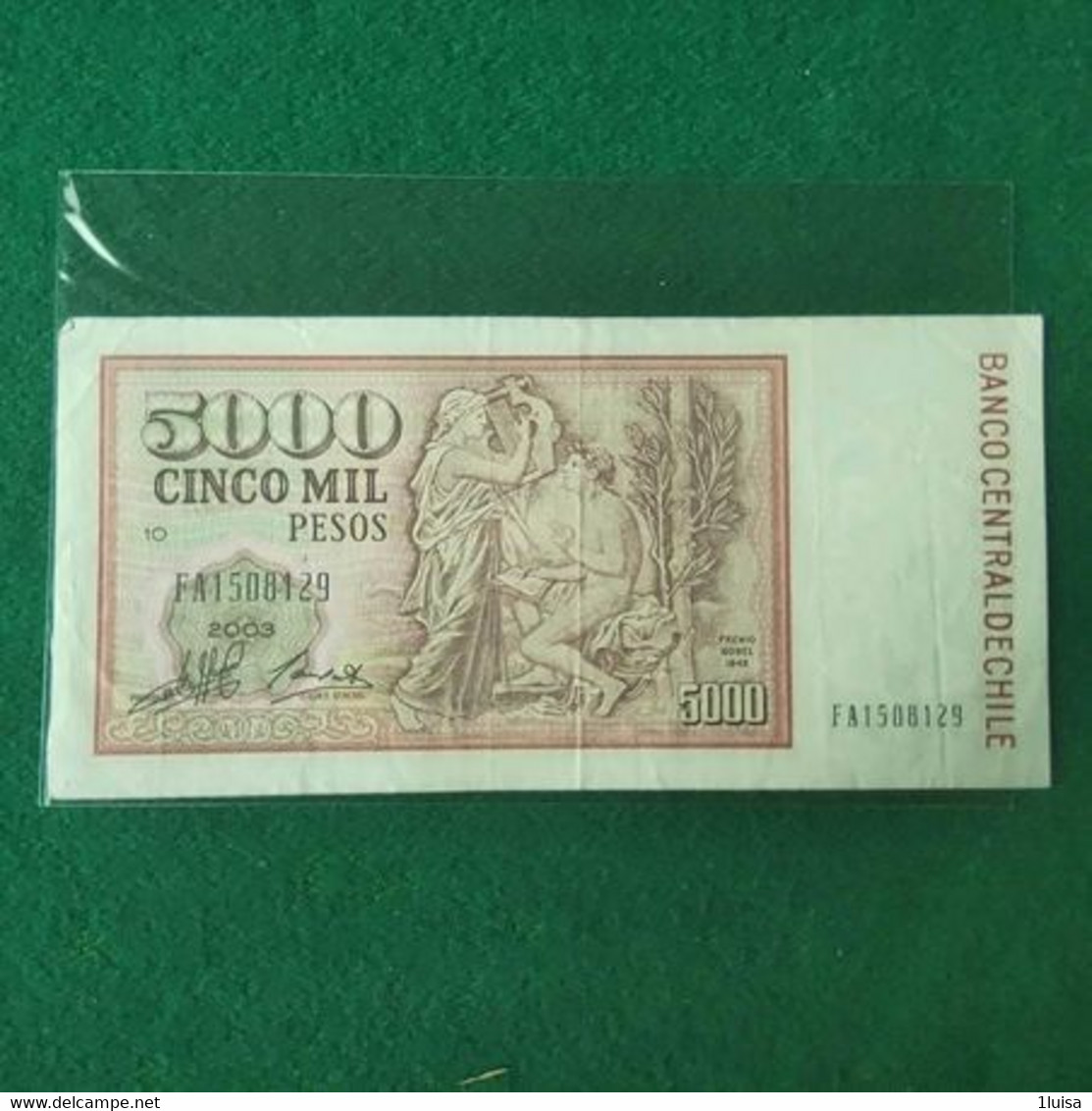 CILE 5000 PESOS 2003 - Chili