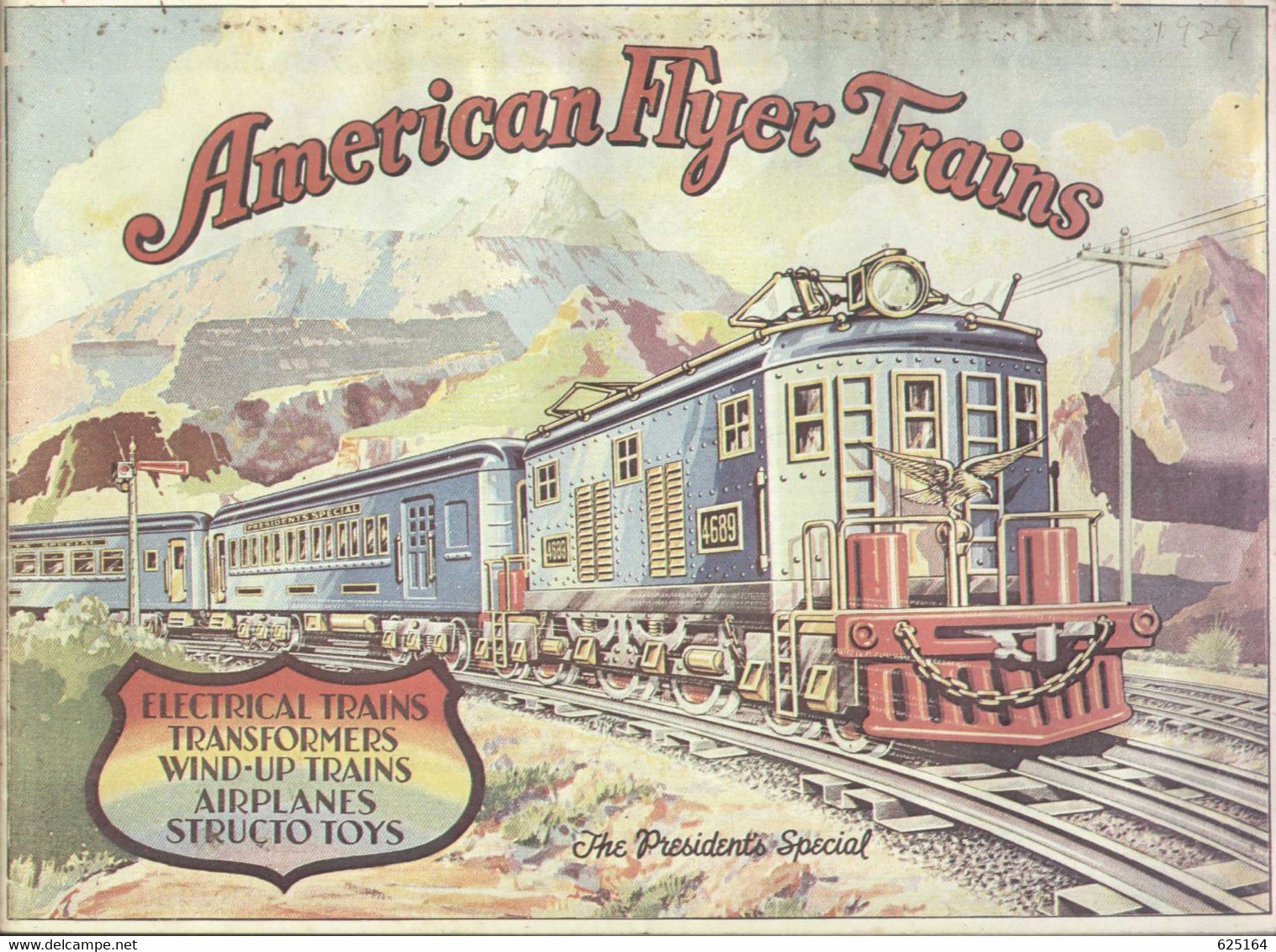 Catalogue AMERICAN FLYER 1927 Electrical & Wind-Up Trains Airplanes REPRINT 1977 - Anglais