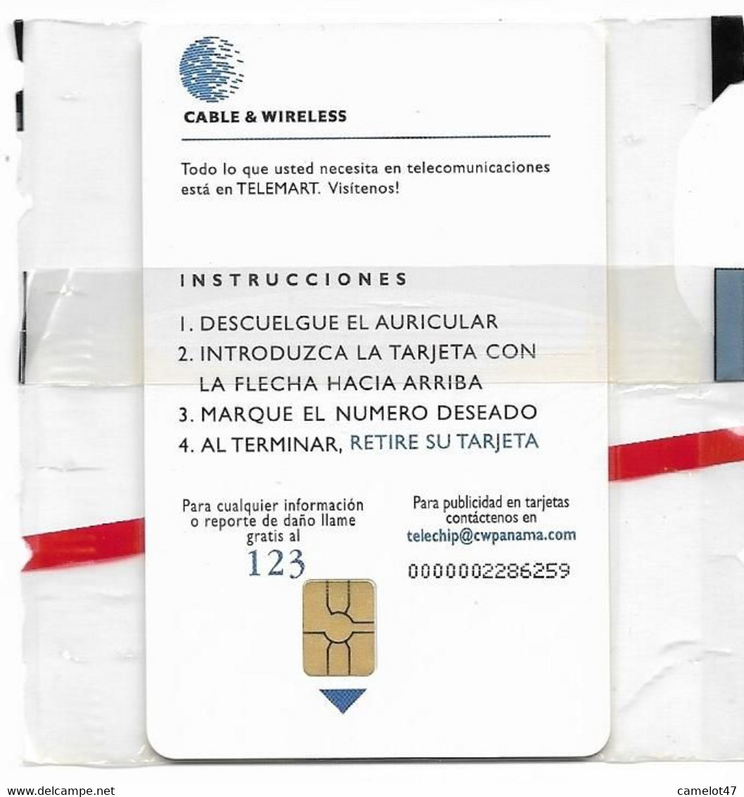 Panamá, Cable & Wireless Chip Phonecard, No Value, Mint Condition, # Panaman-4 - Panamá