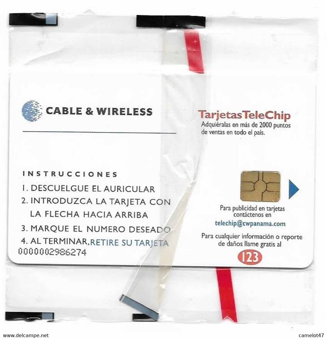 Panamá, Cable & Wireless Chip Phonecard, No Value, Mint Condition, # Panaman-2 - Panama