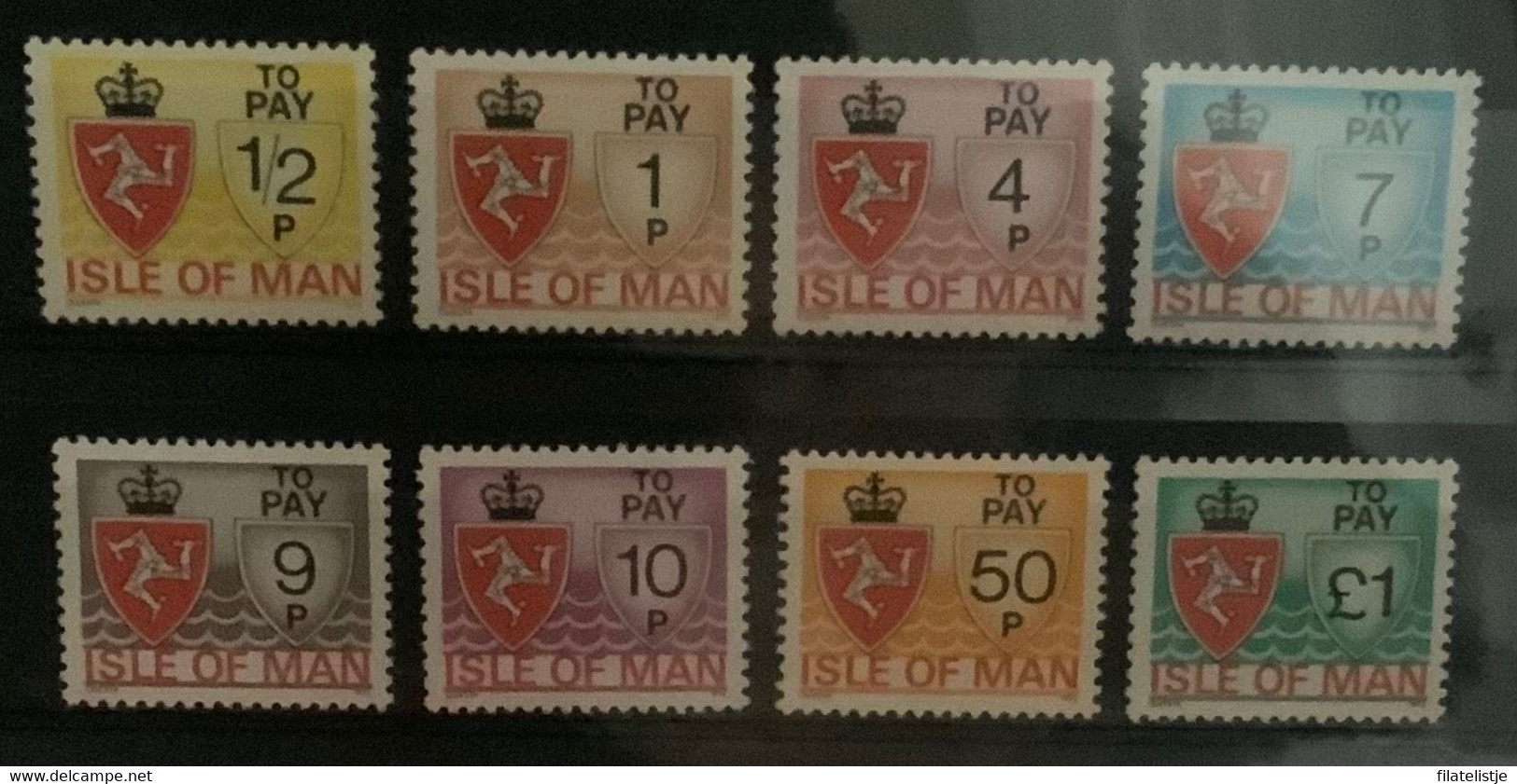 Ilse Of Man Portzegels  9 - 16 - Man (Ile De)