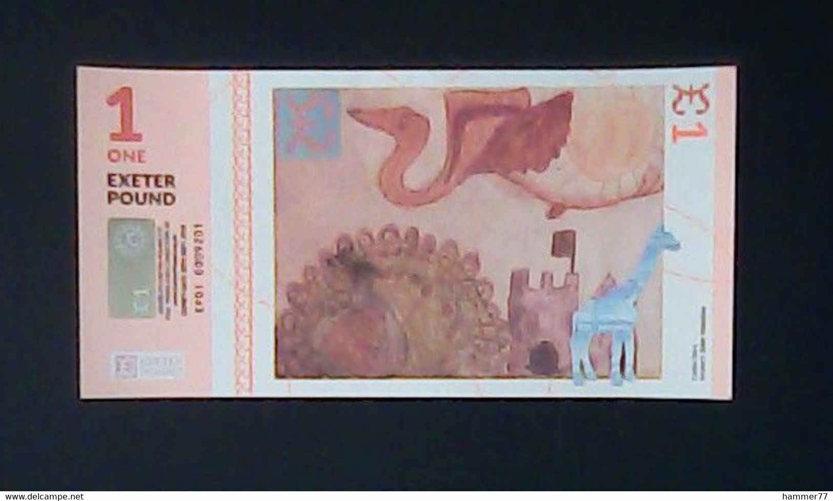 United Kingdom England 2018: Exeter 1 Pound - 1 Pound