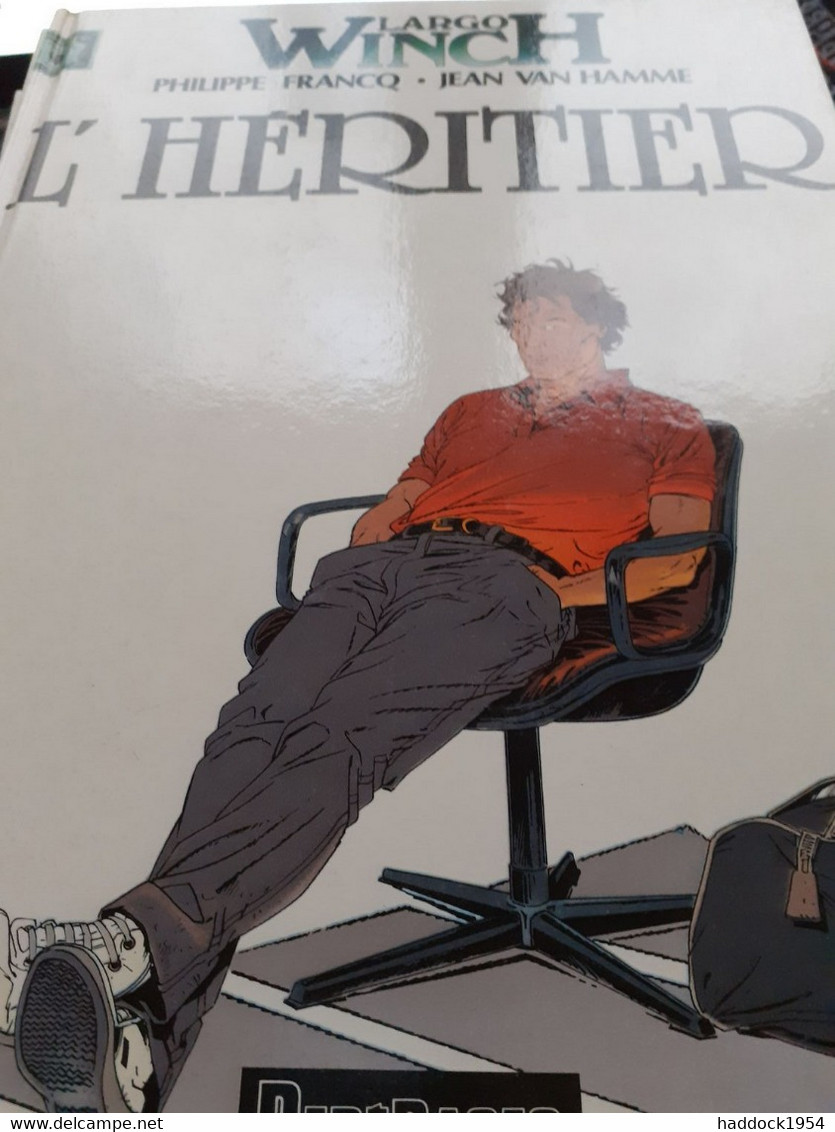 L'héritier Largo Winch PHILIPPE FRANCQ JEAN VAN HAMME Dupuis 1990 - Largo Winch