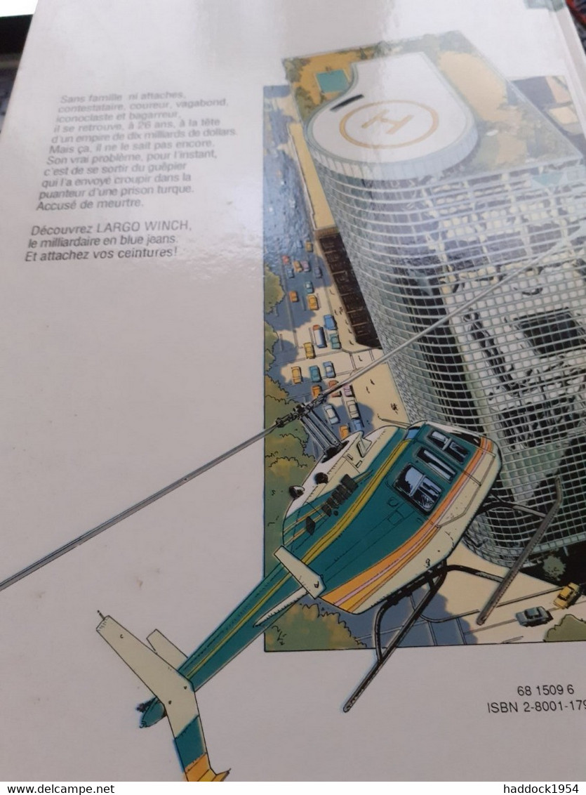 L'héritier Largo Winch PHILIPPE FRANCQ JEAN VAN HAMME Dupuis 1990 - Largo Winch