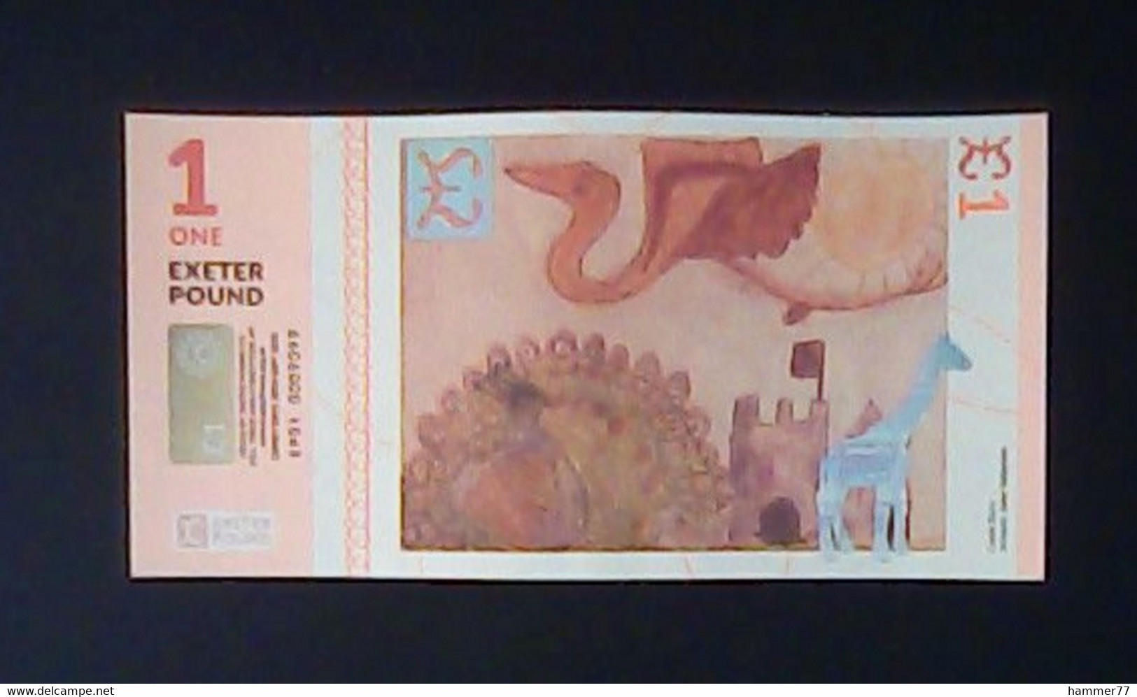 United Kingdom England 2018: Exeter 1 Pound - 1 Pound