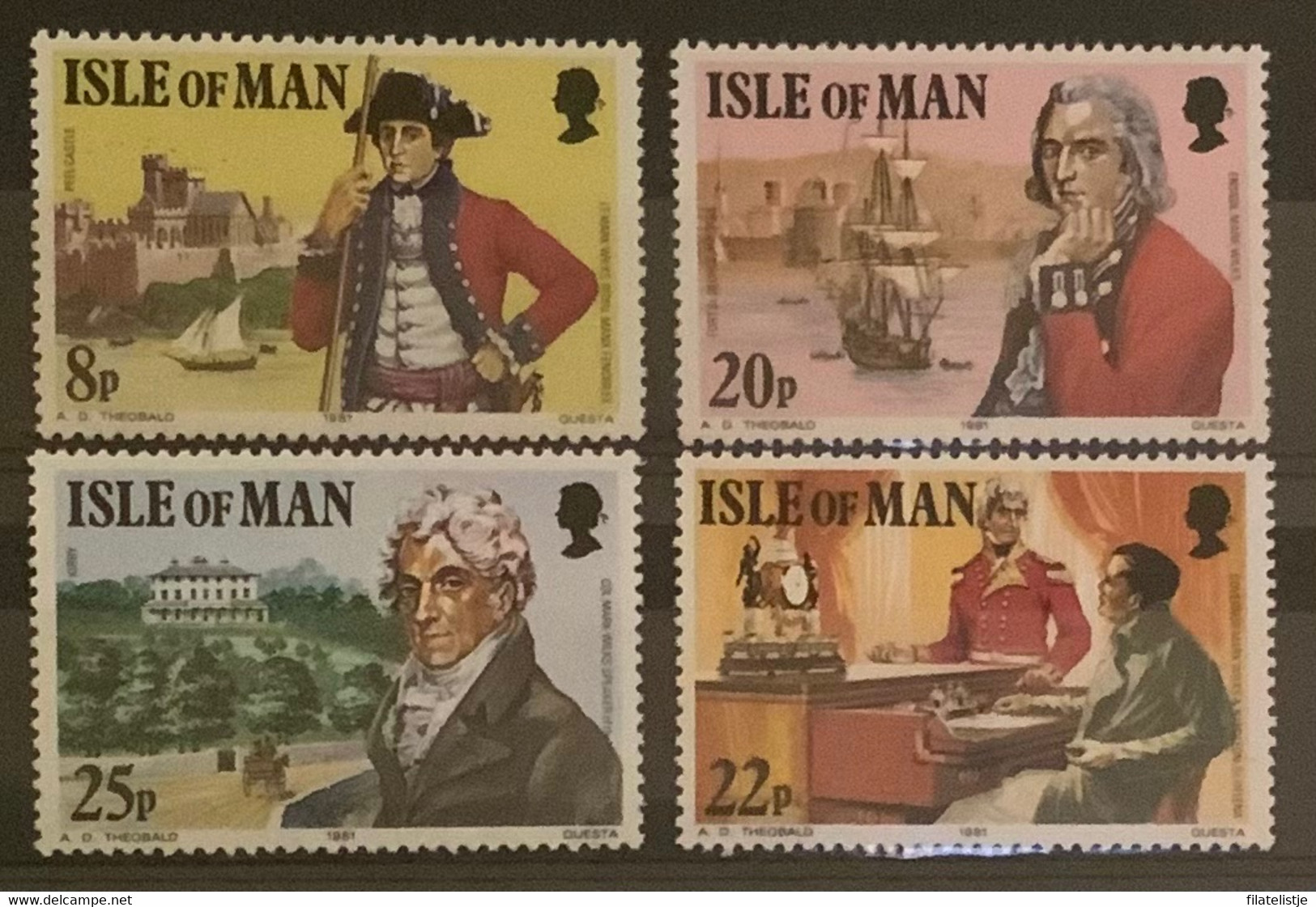 Ilse Of Man Zegel Nrs 189 - 192    MNH*** - Man (Ile De)