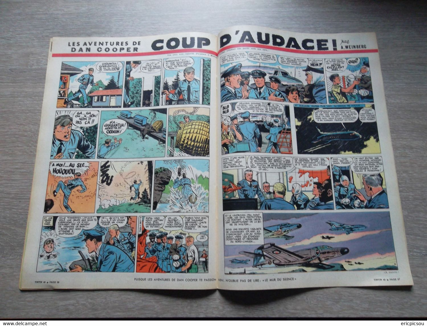 Tintin ( Magazine L'hebdomadaire ) 1960 N°40 ( 48 Pages )