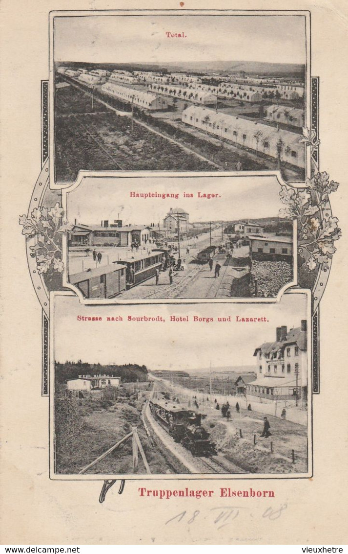 ELSENBORN  Train + Gare - Elsenborn (camp)