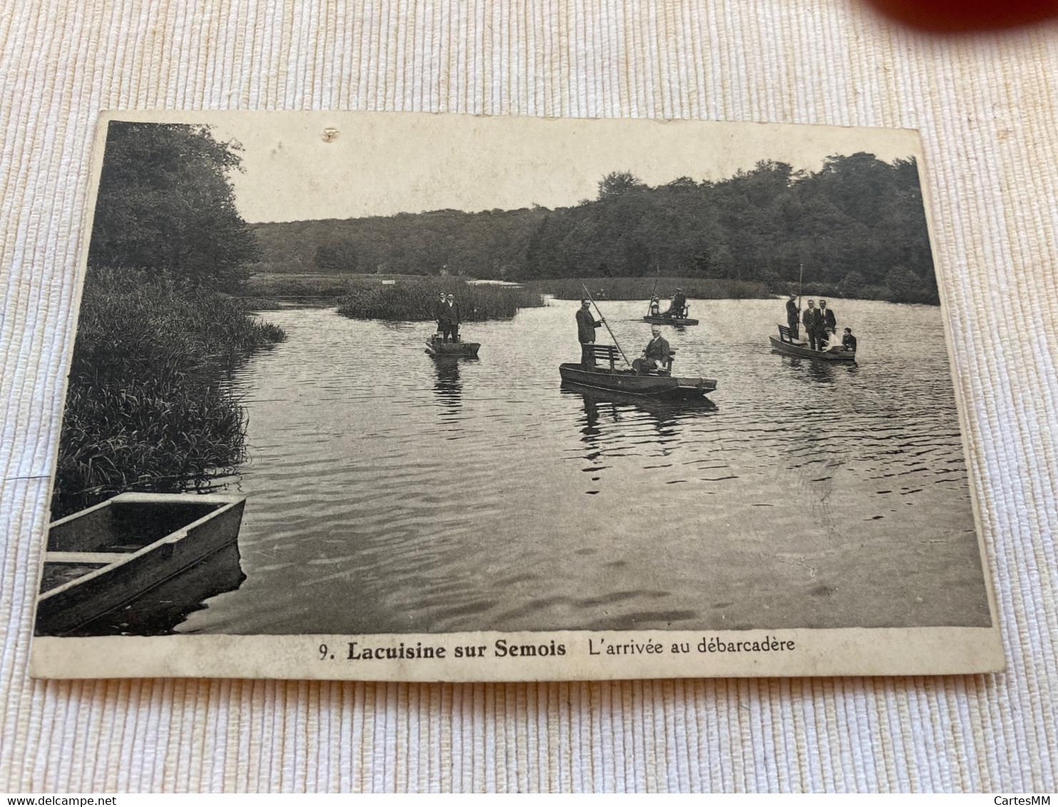 Chiny Lacuisine Virton Arrivée Débarcadère  Semois Carte Postale  Pbl Photographe Fassotte - Chiny