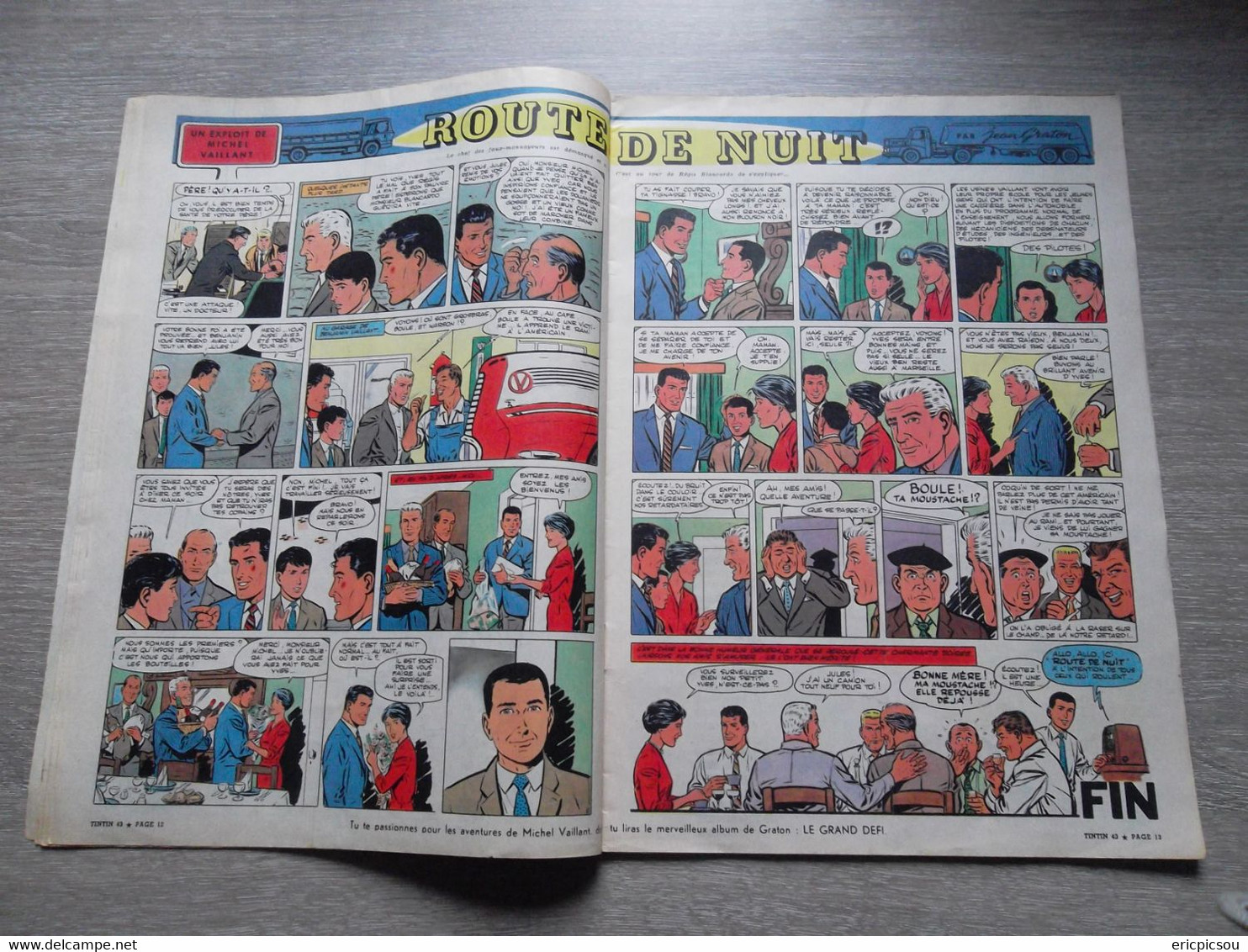 Tintin ( Magazine L'hebdomadaire ) 1960 N°43 ( 48 Pages )