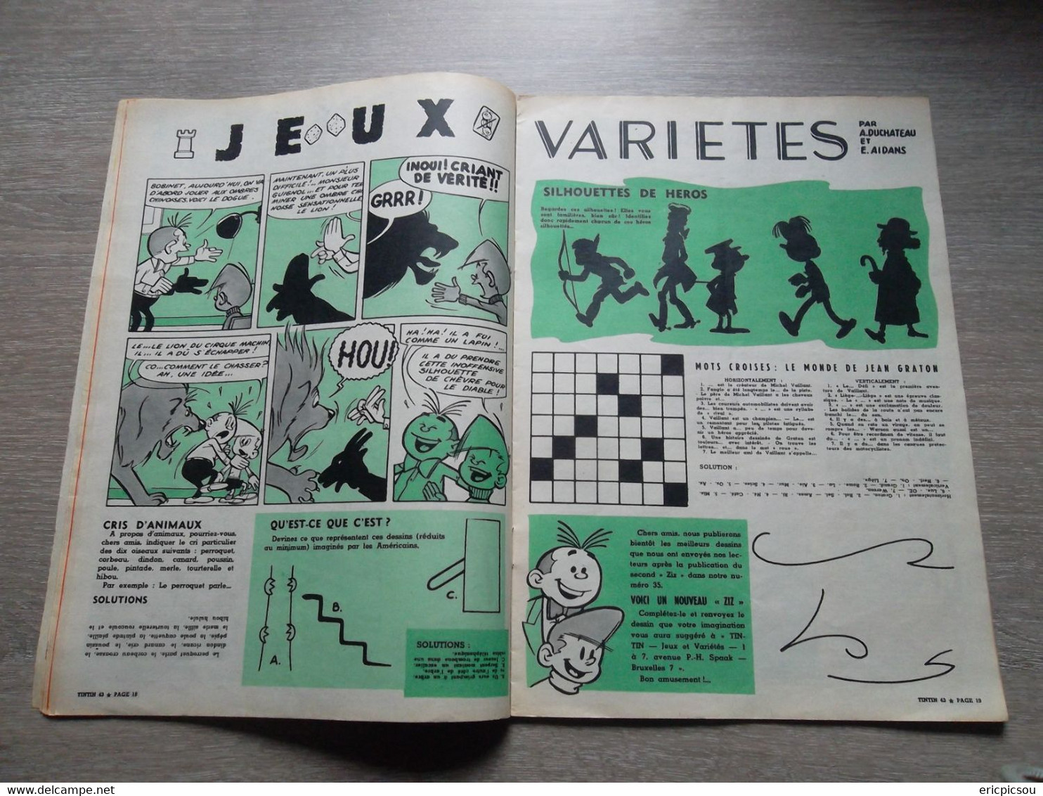 Tintin ( Magazine L'hebdomadaire ) 1960 N°43 ( 48 Pages )