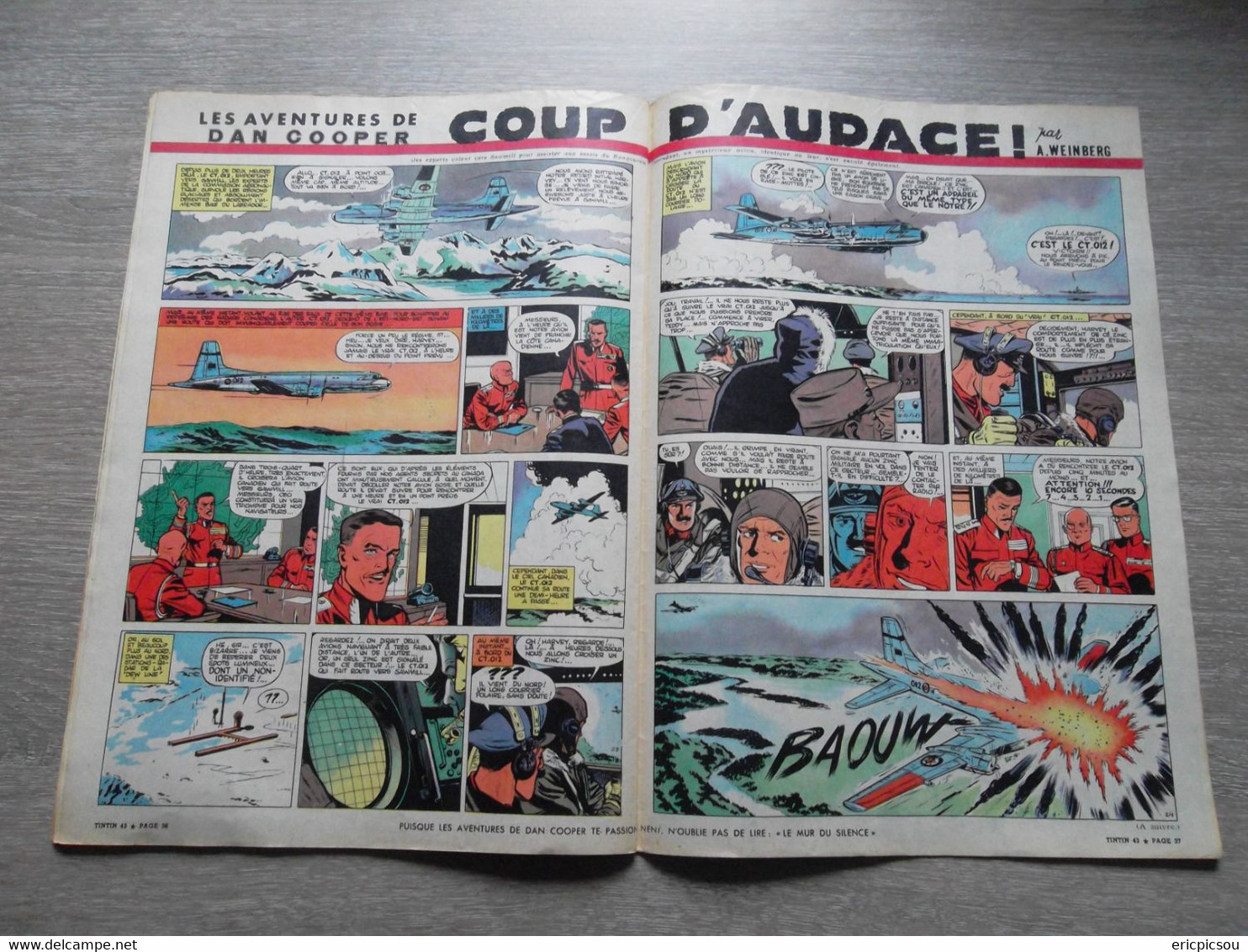 Tintin ( Magazine L'hebdomadaire ) 1960 N°43 ( 48 Pages )