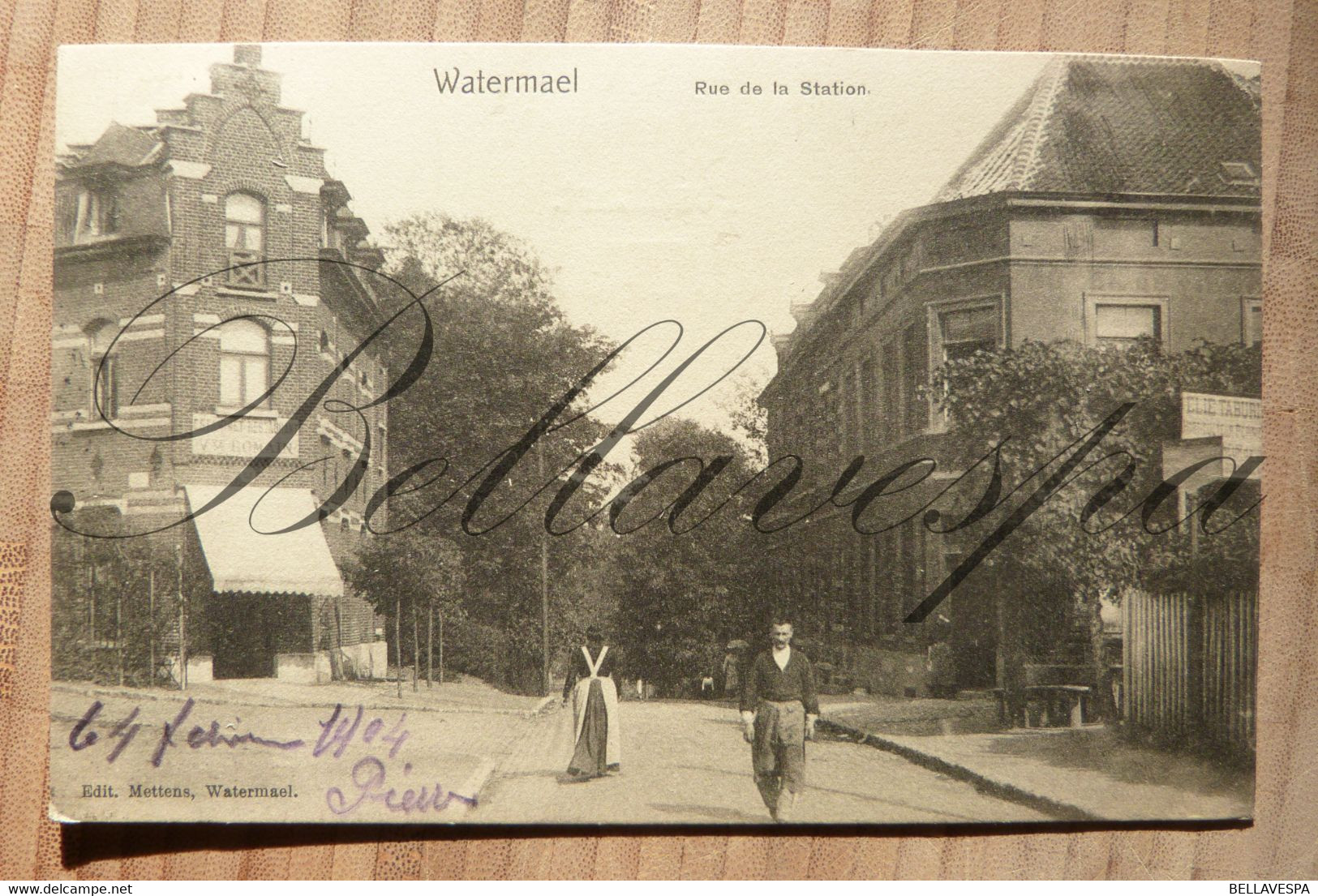 Watermael Bosvoorde Rue De La Station. 1904 Watermaal -Estaminet Restaurant Vre Romain - Watermael-Boitsfort - Watermaal-Bosvoorde