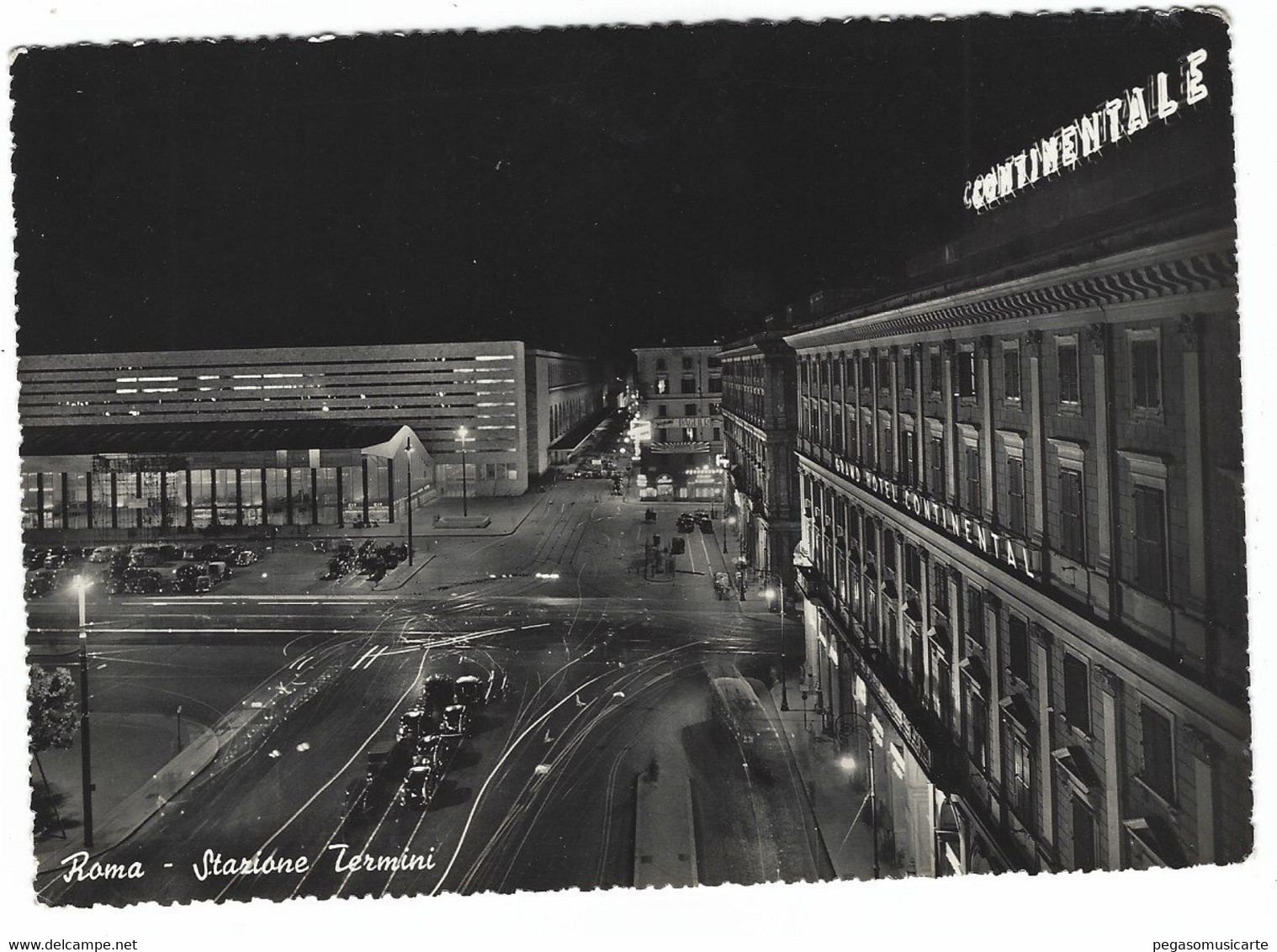 12.180 - ROMA STAZIONE TERMINI ANIMATISSIMA AUTO CAR AUTOBUS 1935 - Stazione Termini