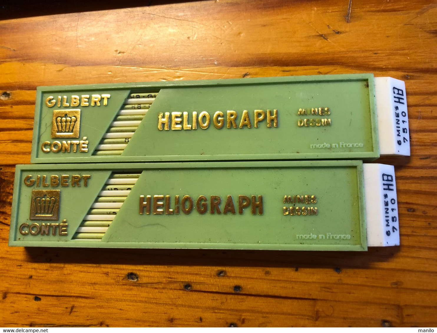 2 Boîtes De 6 MINES DESSIN Neuves  " H.B. 7510 " HELIOGRAPH - GILBERT - CONTE Dans Boîte D'origine -années 50/60 (lot 2) - Sonstige & Ohne Zuordnung