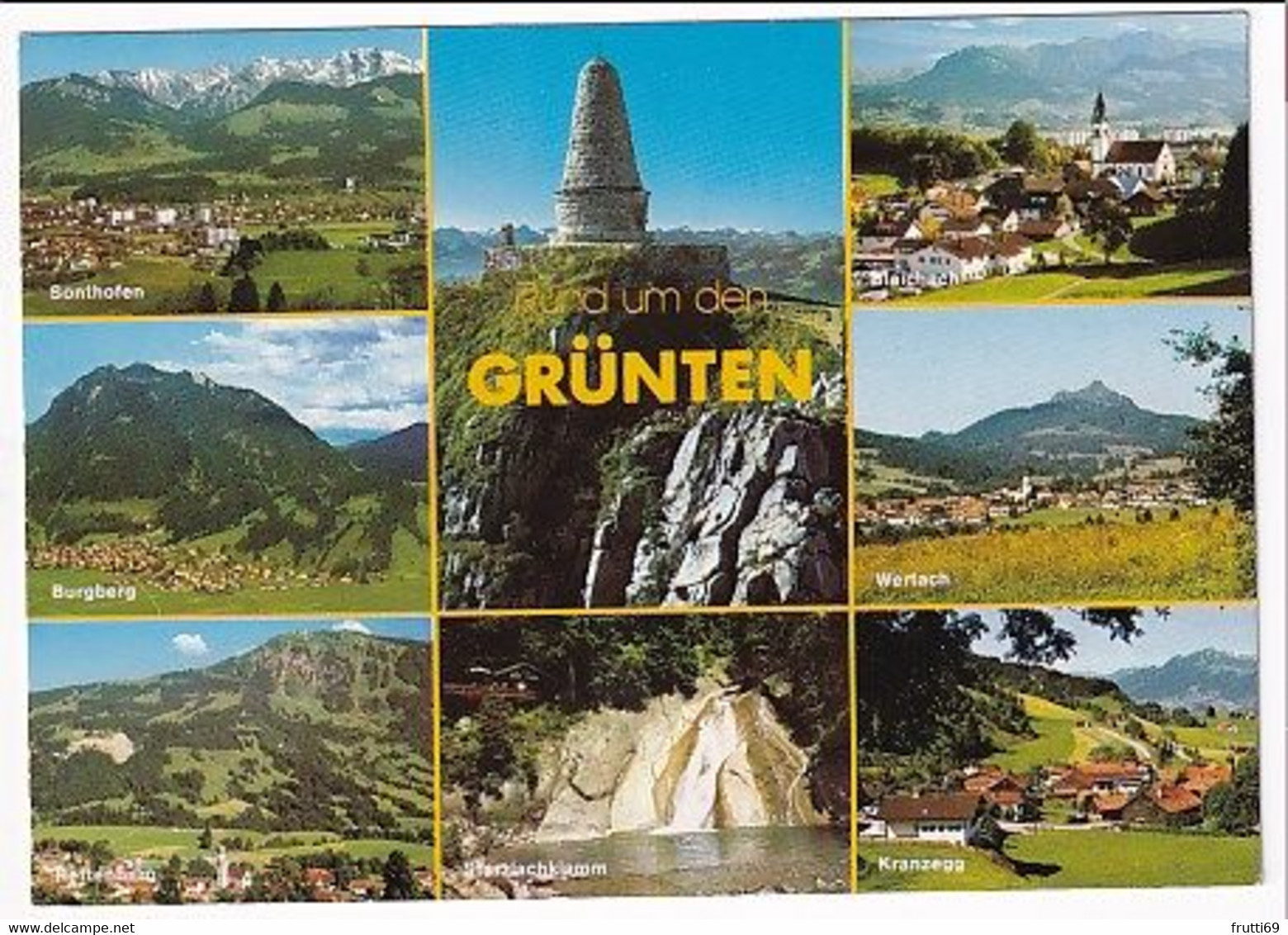 AK 011391 GERMANY - Rund Um Den Grünten - Sonthofen ... - Sonthofen