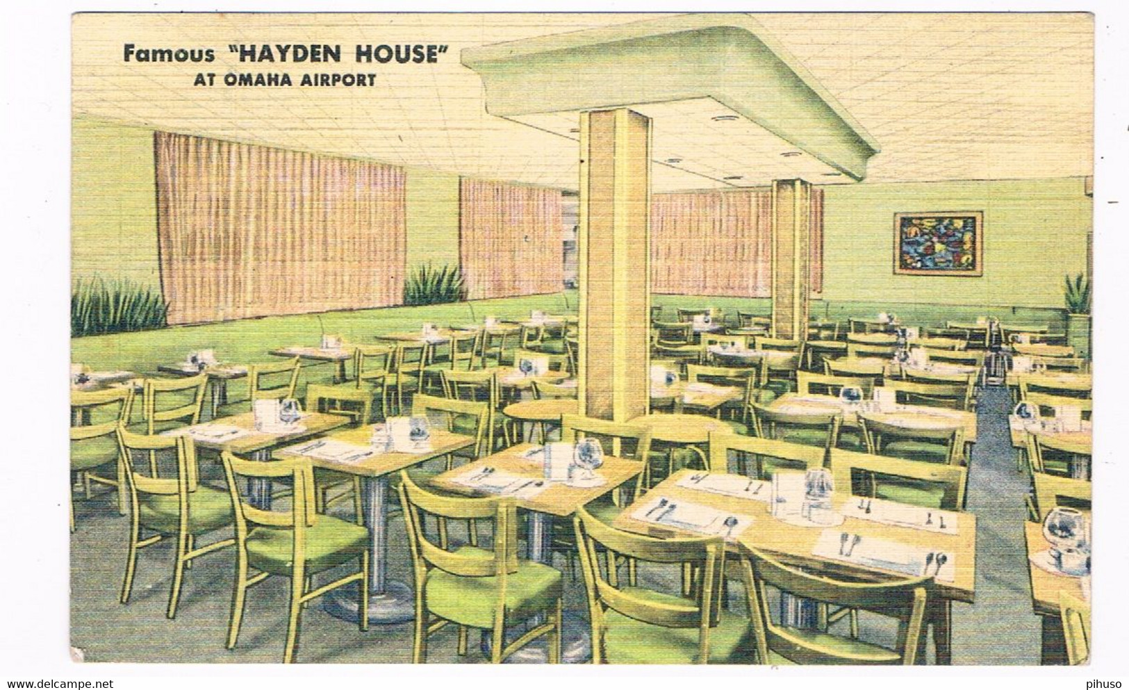 AM-75   OMAHA : Famous Hayden House At Omaha Airport - Omaha