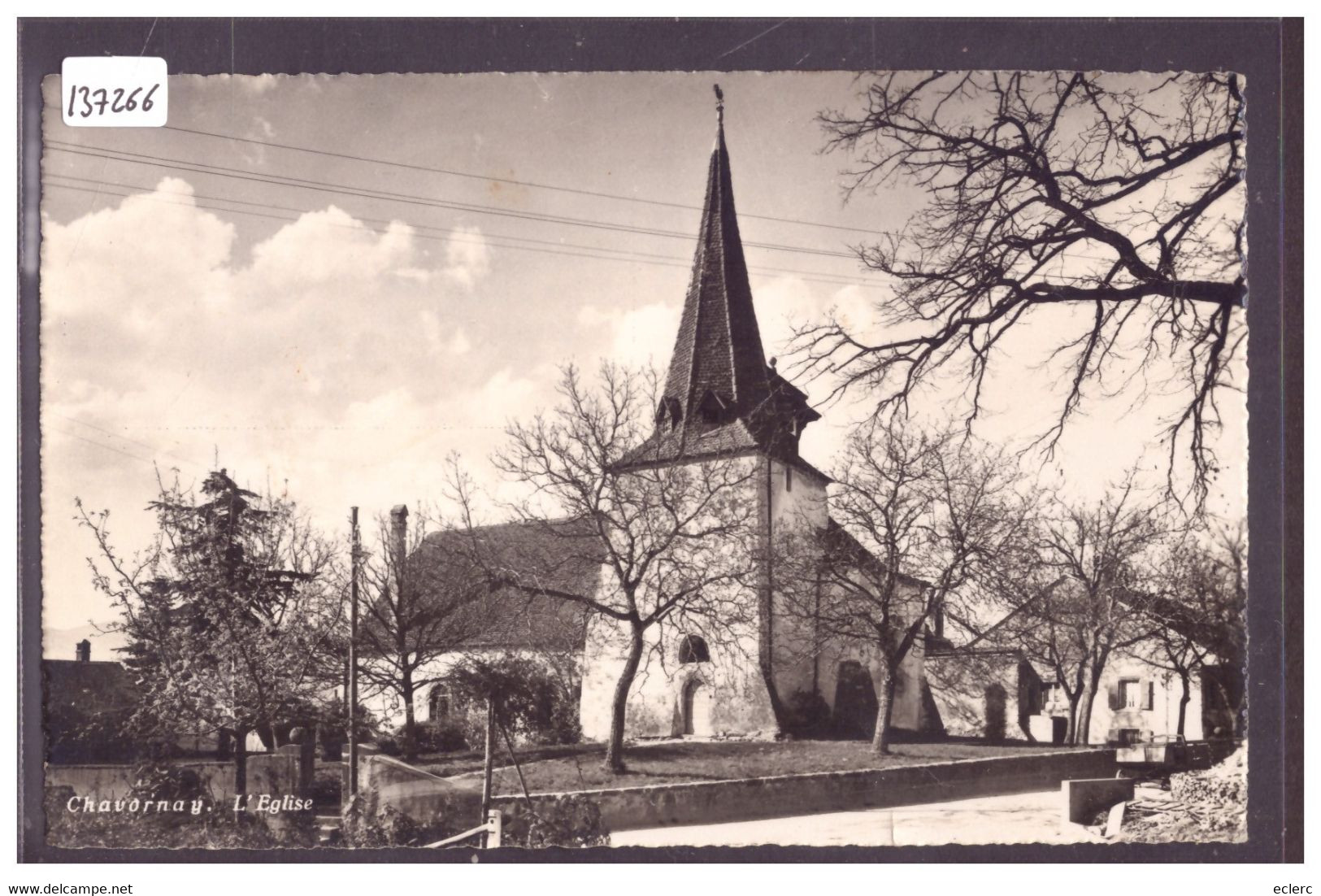 DISTRICT D'ORBE - CHAVORNAY - L'EGLISE - TB - Chavornay