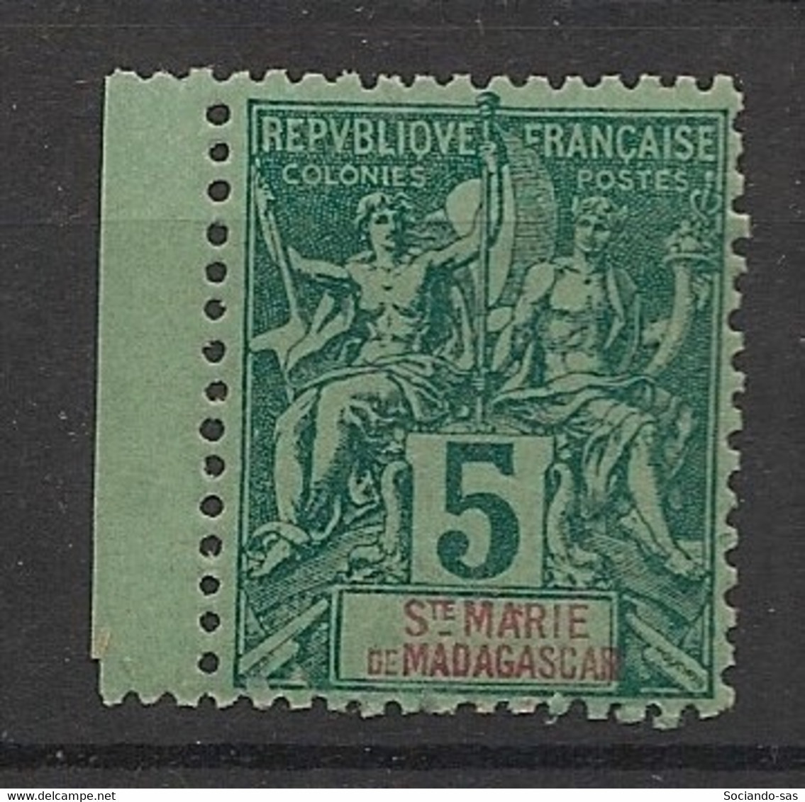 Ste Marie - 1894 - N°Yv. 4 - Type Groupe 5c - Bord De Feuille - Neuf Luxe ** / MNH / Postfrisch - Ungebraucht