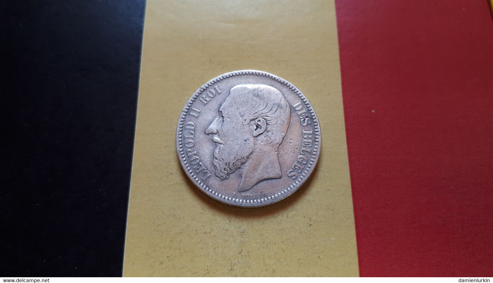 BELGIQUE LEOPOLD II TRES BELLE 2 FRANCS 1866 AVEC CROIX ARGENT - 2 Frank