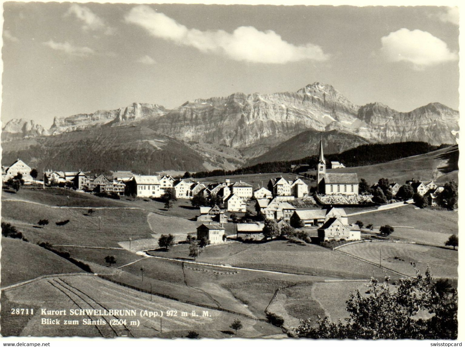 SCHWELLBRUNN Blick Zum Säntis - Schwellbrunn