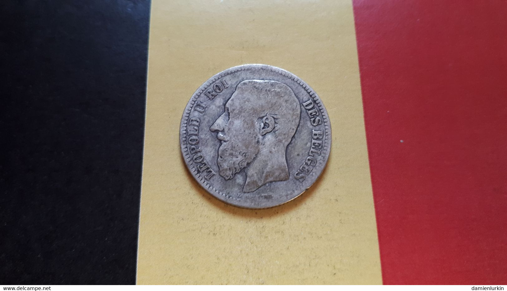 BELGIQUE LEOPOLD II 2 FRANCS 1866 AVEC CROIX ARGENT - 2 Francs